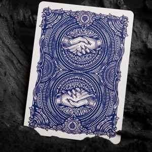 Deal with the Devil (Cobalt Blue) UV Playing Cards by Darkside Playing Card Co
