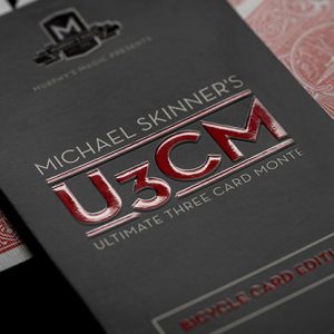 Michael Skinner’s Ultimate 3 Card Monte RED by Murphy’s Magic Supplies Inc.  – Trick