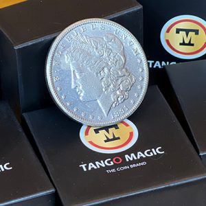 Replica Morgan Magnetic Coin (Gimmicks and Online Instructions) by Tango Magic – Trick