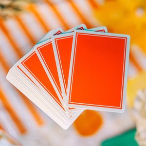 Summer NOC Pro Sunset (Orange) Playing Cards