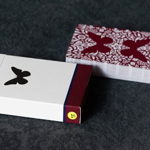 Stripper Butterfly Playing Cards Version 2 Marked (Red) by Ondrej Psenicka