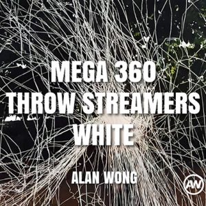 MEGA 360 Throw Streamers WHITE by Alan Wong – Trick