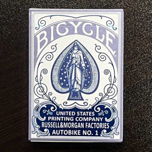 Bicycle Foil AutoBike No. 1 (Blue) Playing Cards