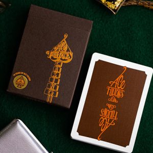 ACE FULTON’S 10 YEAR ANNIVERSARY TOBACCO BROWN PLAYING CARDS