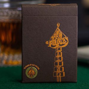 ACE FULTON’S 10 YEAR ANNIVERSARY TOBACCO BROWN PLAYING CARDS