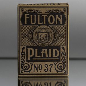 Fulton Plaid (Bourbon Brown)  Playing Cards