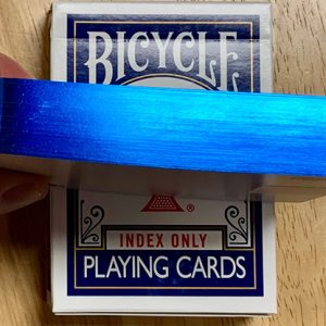 Gilded Blue Bicycle Index Only Playing Cards