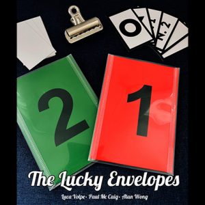 The Lucky Envelopes (Gimmicks and Online Instructions) by Luca Volpe, Paul McCaig,  and Alan Wong – Trick