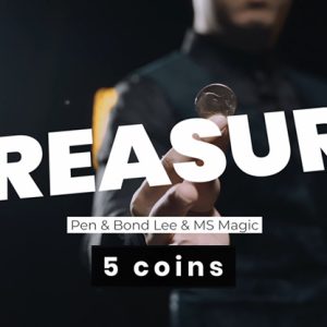 Treasure (5 coin holder) by Pen & MS Magic – Trick