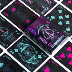 Bicycle Cyberpunk Cybercity Playing Cards by US Playing Card Co