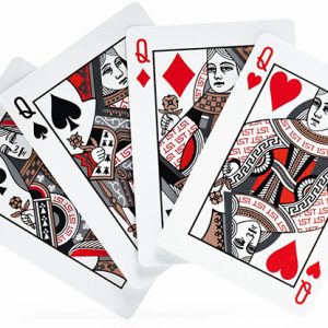 1st V4 Playing Cards (Red) by Chris Ramsay