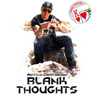 Blank Thoughts Large Index (Gimmicks and Online Instructions) by Mortenn Christian Trick