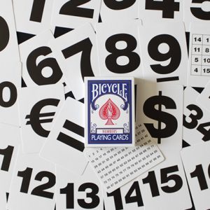 Bicycle Special NUMBERS Blue Playing Cards (plus 11 Online Effects)