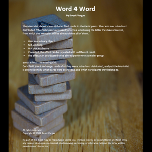 TFCM Presents – Word 4 Word by Boyet Vargas ebook DOWNLOAD