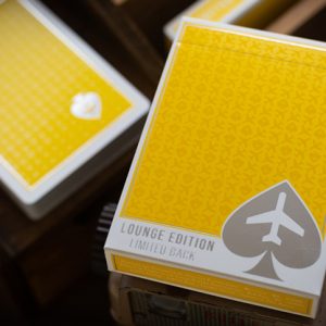 Limited Edition Lounge in Taxiway Yellow by Jetsetter Playing Cards