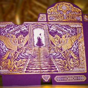 Gods of Norse Purple Royale Playing Cards