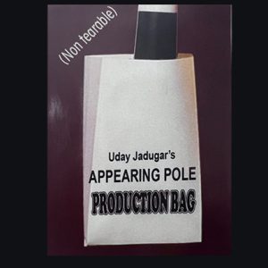 APPEARING POLE BAG WHITE (Gimmicked / No Tear) by Uday Jadugar – Trick