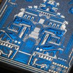 Babylon (Cerulean Blue) Playing Cards by Riffle Shuffle