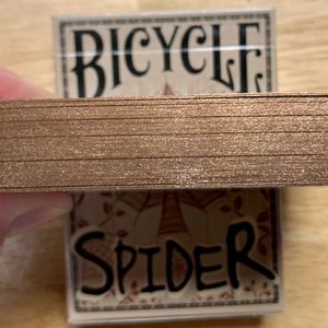 Gilded Bicycle Spider (Tan) Playing Cards