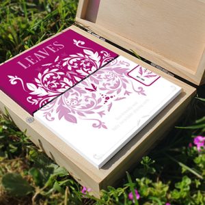 Wooden Leaves Summer Box Set Playing Cards by Dutch Card House Company