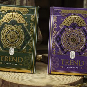 Trend (Purple) Playing Cards by TCC