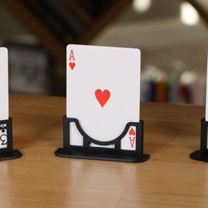 Three Cards Monte Stand RED (Gimmicks and Online Instruction) by Jeki Yoo – Trick