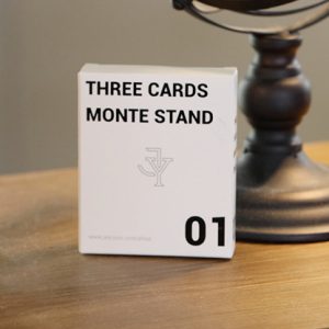 Three Cards Monte Stand BLUE (Gimmicks and Online Instruction) by Jeki Yoo – Trick