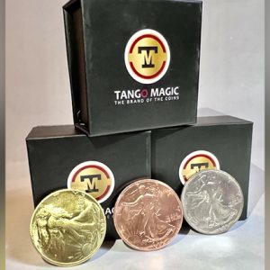 Follow the Silver Walking Liberty (Gimmicks and Online Instructions) by Tango – Trick