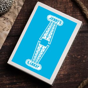 Jerry’s Nugget (Icey Blue) Marked Monotone Playing Cards