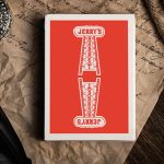 Jerry’s Nugget (Atomic Red) Marked Monotone Playing Cards