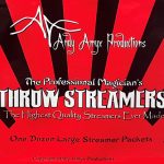 Throw Streamers RED by Andy Amyx ( 1dozen = 1 unit) – Trick