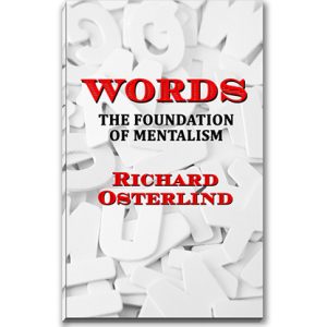Words – The Foundation of Mentalism by Richard Osterlind – Book