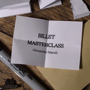Billet Masterclass (Online Instructions plus Materials) by Alexander Marsh and The 1914 – Trick