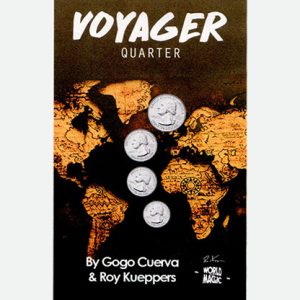 Voyager US Quarter (Gimmick and Online Instruction) by GoGo Cuerva – Trick