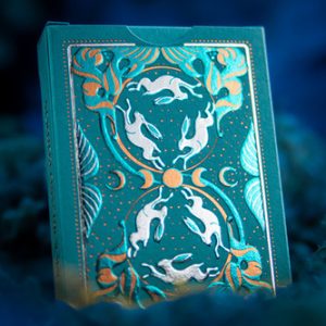 Under the Moon (Moorland Green) Playing Cards