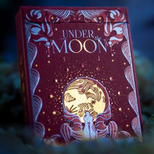 Under the Moon (Moonrise Pink) Playing Cards