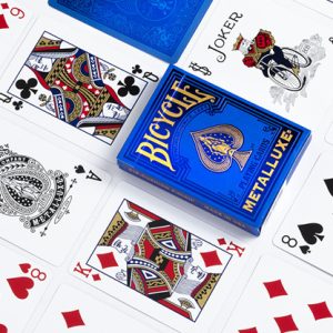 Bicycle Metalluxe Blue Playing Cards by US Playing Card Co.