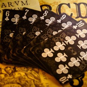 Divination (Black) Playing Cards by Midnight Cards