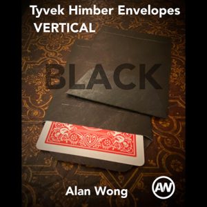 Tyvek VERTICAL Himber Envelopes BLACK (12 pk.) by Alan Wong – Trick