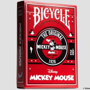 Bicycle Disney Classic Mickey Mouse (Red)  by US Playing Card Co.