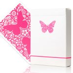 Butterfly Worker Marked Playing Cards (Pink) by Ondrej Psenicka