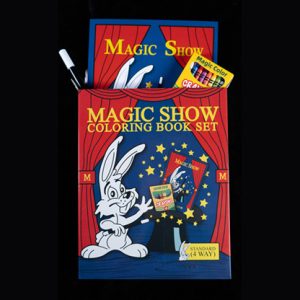 MAGIC SHOW Coloring Book DELUXE SET (4 way) by Murphy’s Magic
