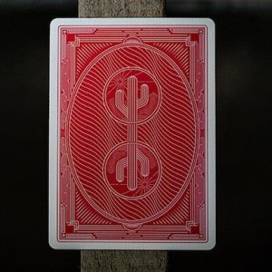 Desert Design (Ruby Red) Playing Cards