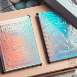 Holographic Naughty Dog and Liquid Cat Set Playing Cards by 808 Magic and Bacon Playing Card