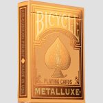 Bicycle Metalluxe Orange Playing Cards by US Playing Card Co.