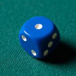 REPLACEMENT DIE BLUE (GIMMICKED) FOR MENTAL DICE by Tony Anverdi – Trick