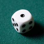 REPLACEMENT DIE WHITE (GIMMICKED) FOR MENTAL DICE by Tony Anverdi – Trick