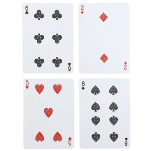 Bicycle Snowman (Red) Playing Cards