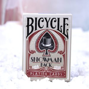 Bicycle Snowman (Red) Playing Cards