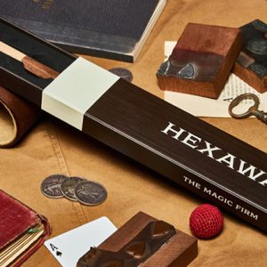 Hexawand Walnut (Brown) Wood by The Magic Firm – Trick